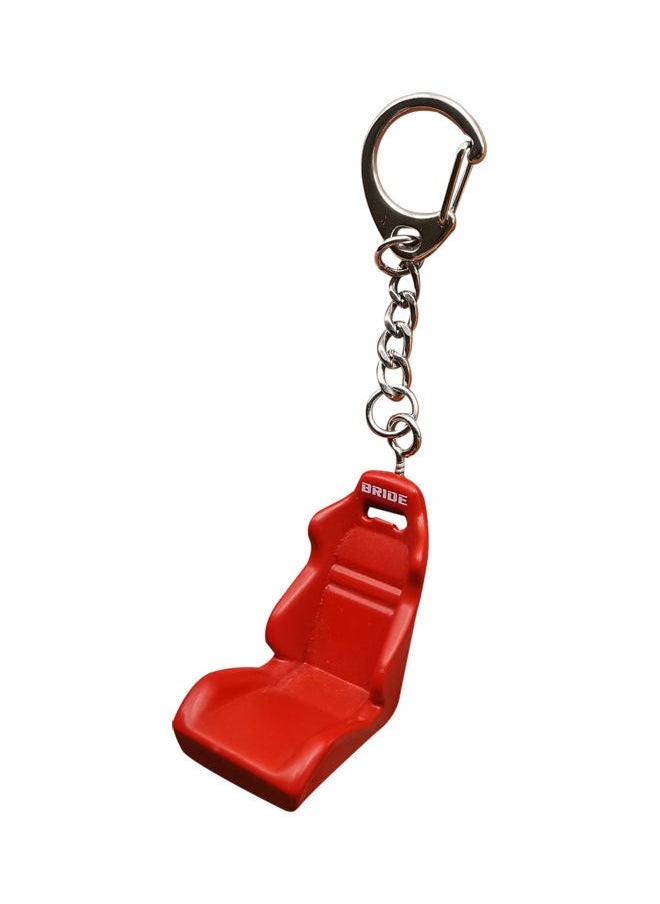 NIBEMINENT - Automotive Racing Seat Key Chain Red - Image 1