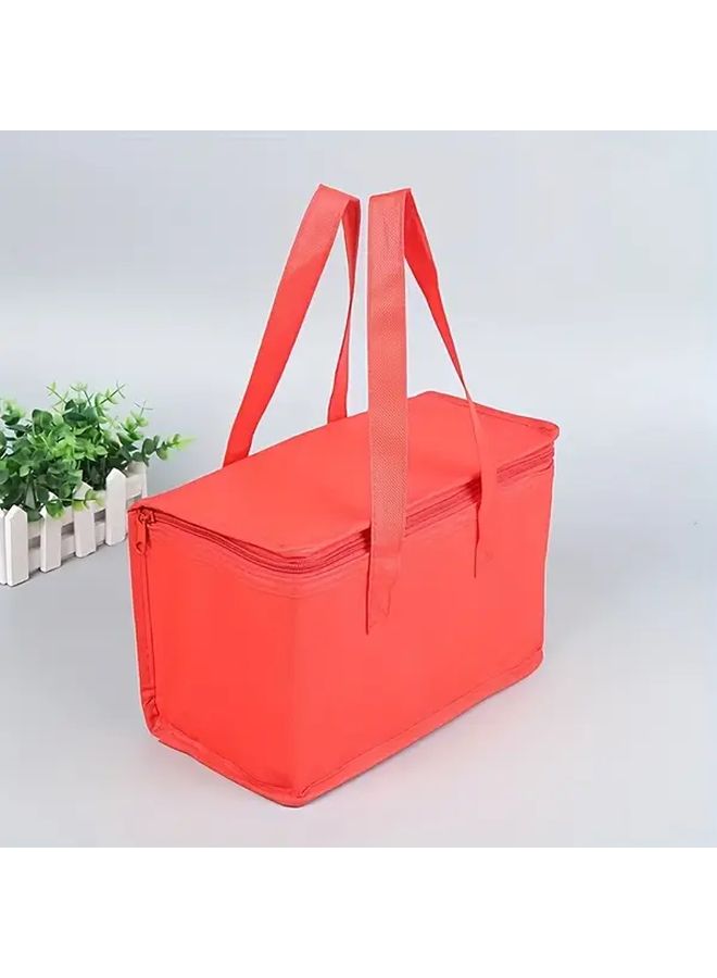 Insulated Lunch Bag Cooler And Warmer Heavy Duty Aluminum Thermal Rustproof Folding Cooler Box With Temperature Control For Picnic Camping Travel Meals Snacks Perishables On The Go Blue - Image 2