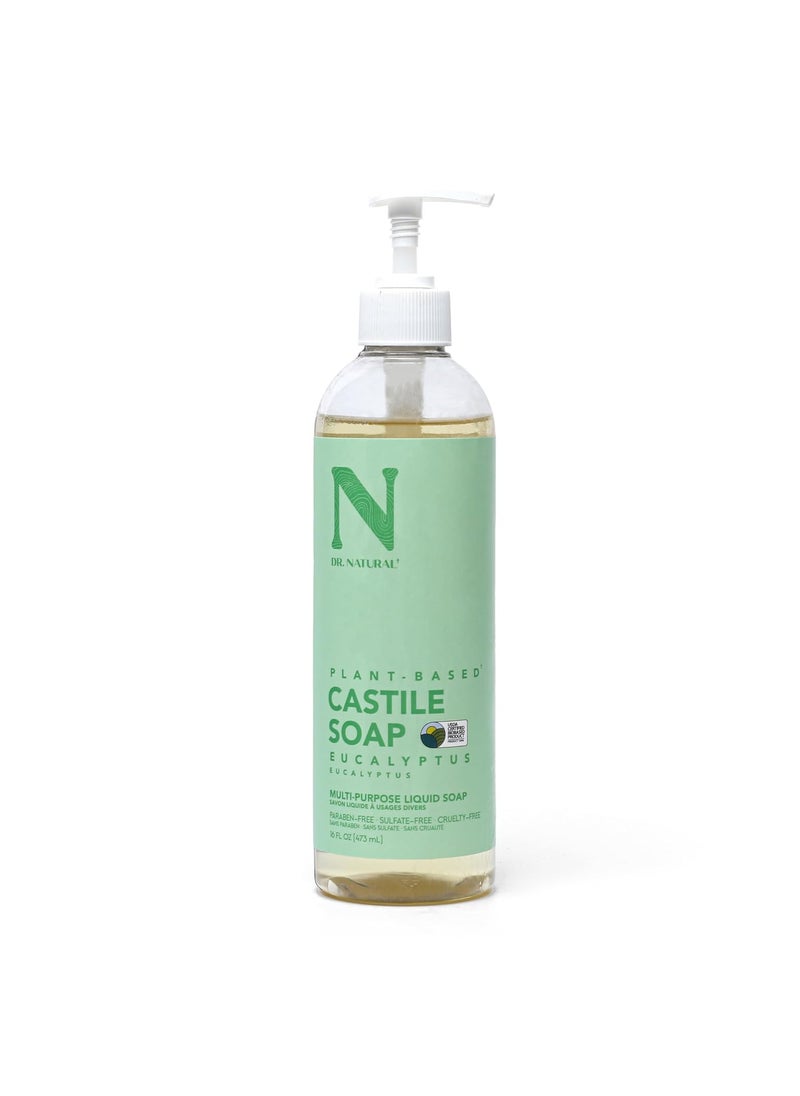 Dr. Natural - Dr Natural Castile Liquid Soap Eucalyptus 16 oz - Image 1