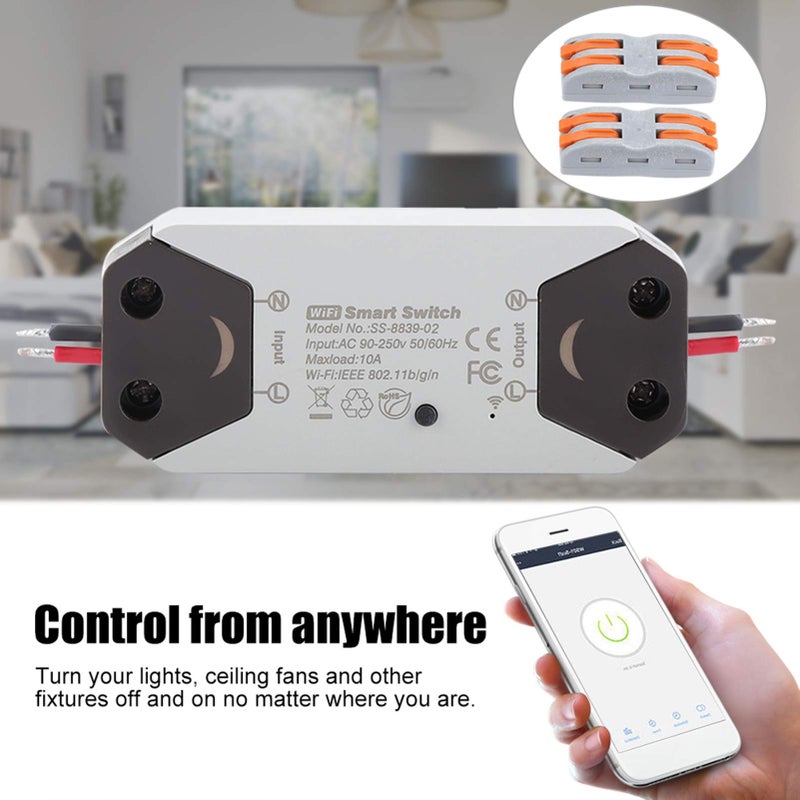 Smart Light Switch With Timer And Voice Control ABS Material For Home Appliances - Image 4