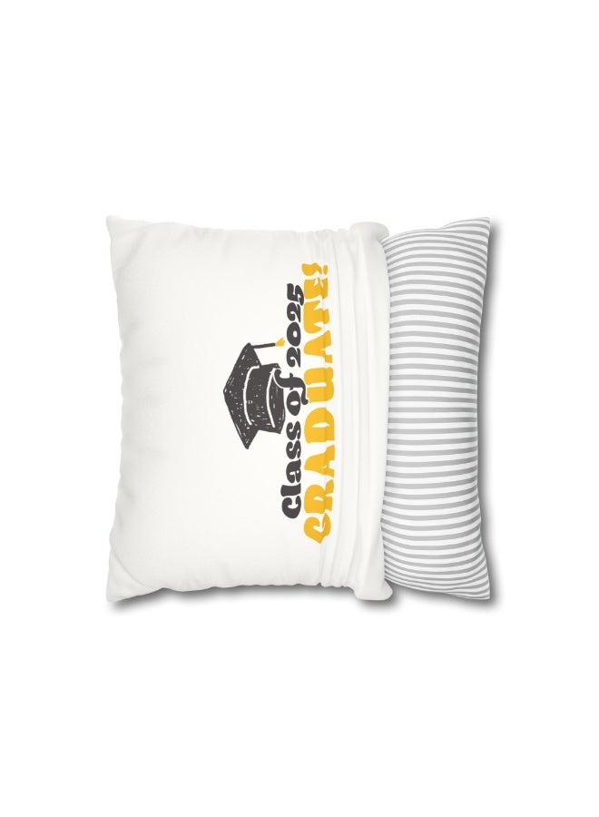 1pc Graduation Throw Pillow, "Class of 2025" Designs, Machine Washable Zipper Closure for Indoor/Outdoor Decor, Graduation gifts - Image 4