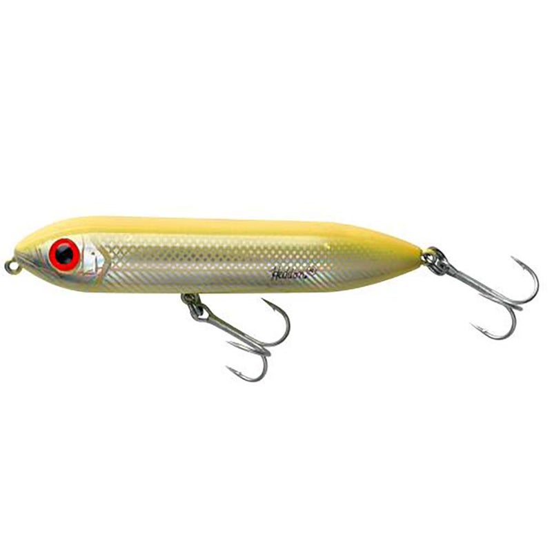 Heddon Super Spook Topwater Fishing Lure for Saltwater and Freshwater, Bone/Silver, Super Spook Jr (1/2 oz) - Image 2