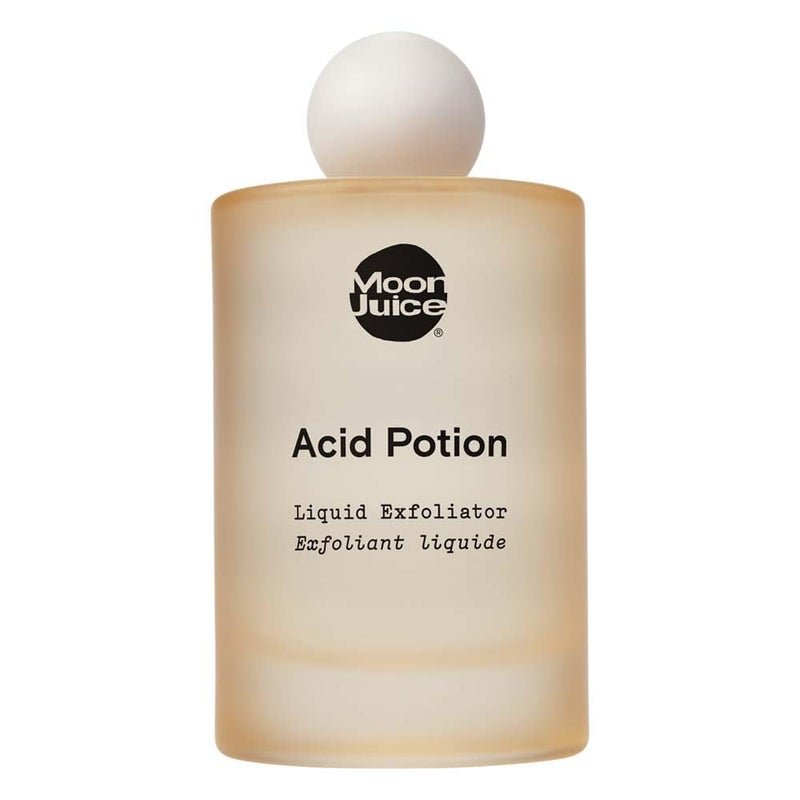 Moon Juice Acid Potion Liquid Face Exfoliator - 25% AHA BHA Exfoliant with Reishi + Niacinamide - Helps Resurface Skin, Unclog Pores, & Stimulate Collagen - Hydrates & Soothes Skin (3.3 Fl oz) - Image 1
