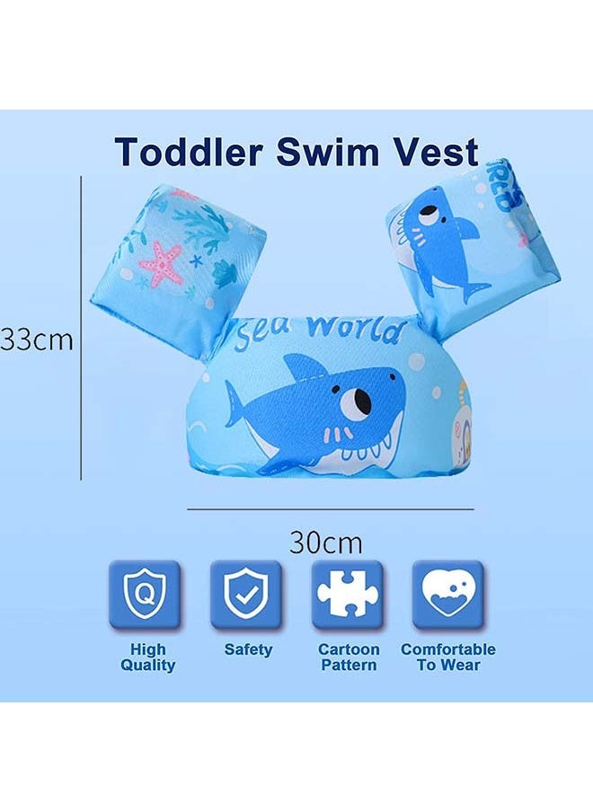 Hihonor Swim Vest, Kids Water Wings Arm Floaties for 30-50 Pounds, Infant Safety Swim Aid Jumper Inflatable,Swim Arm Bands,Float Sleeves Swimming Armbands for Sea/Pool/Beach/Training  - Image 2