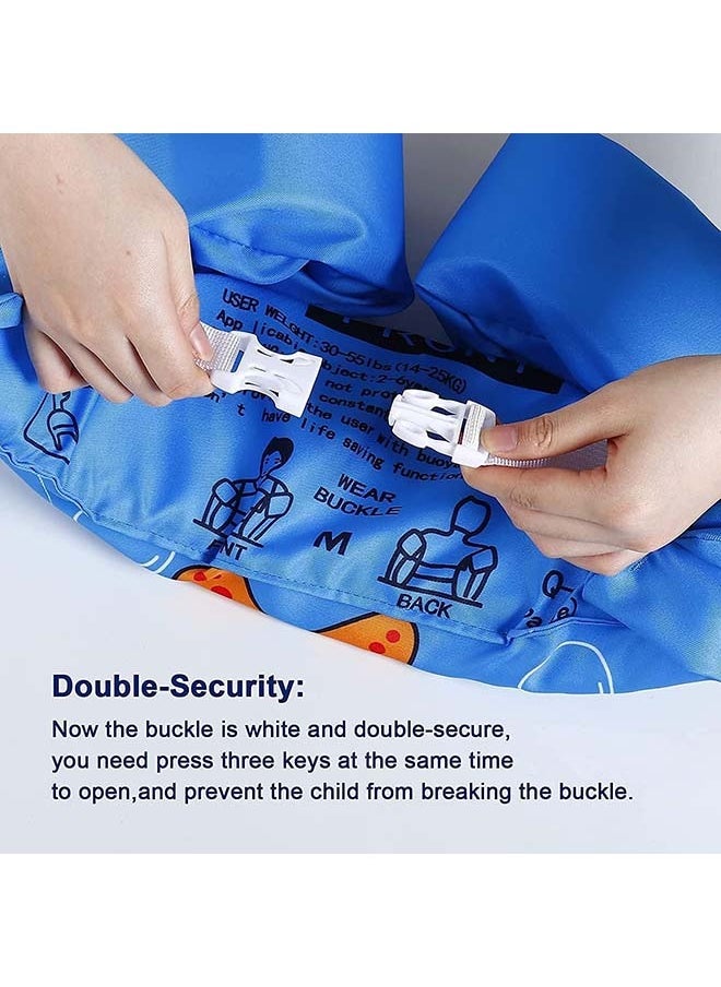 Hihonor Swim Vest, Kids Water Wings Arm Floaties for 30-50 Pounds, Infant Safety Swim Aid Jumper Inflatable,Swim Arm Bands,Float Sleeves Swimming Armbands for Sea/Pool/Beach/Training  - Image 3