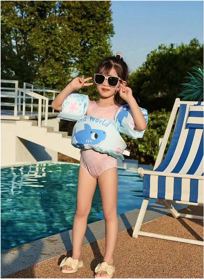 Hihonor Swim Vest, Kids Water Wings Arm Floaties for 30-50 Pounds, Infant Safety Swim Aid Jumper Inflatable,Swim Arm Bands,Float Sleeves Swimming Armbands for Sea/Pool/Beach/Training  - Image 4