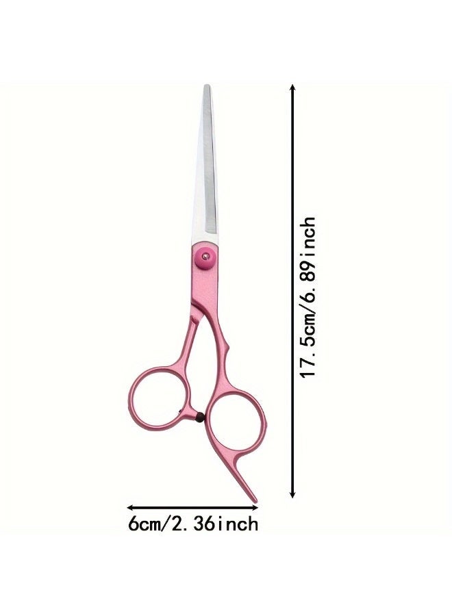 Rozino Professional Hair Cutting Scissors,  Pink Hairdressing Shears for Women, Men & Kids, 17.5cm - Image 4