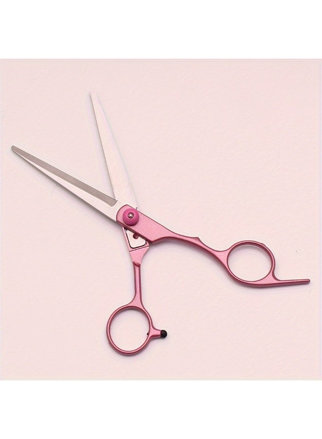 Rozino Professional Hair Cutting Scissors,  Pink Hairdressing Shears for Women, Men & Kids, 17.5cm - Image 1