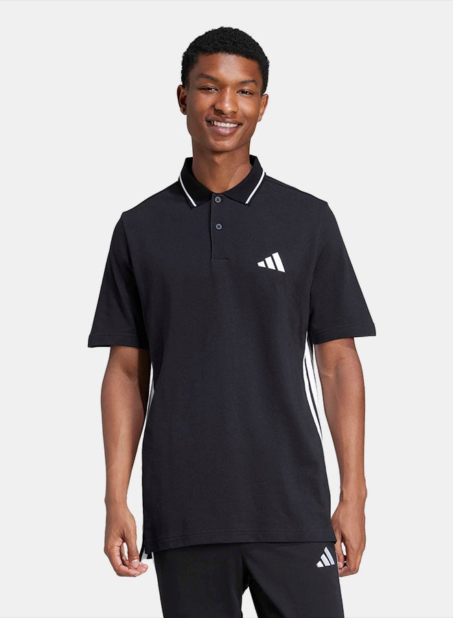 Adidas Essentials 3-Stripes Piqué Polo Shirt - Image 1