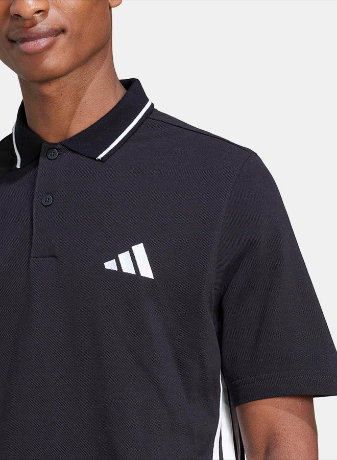 Adidas Essentials 3-Stripes Piqué Polo Shirt - Image 4