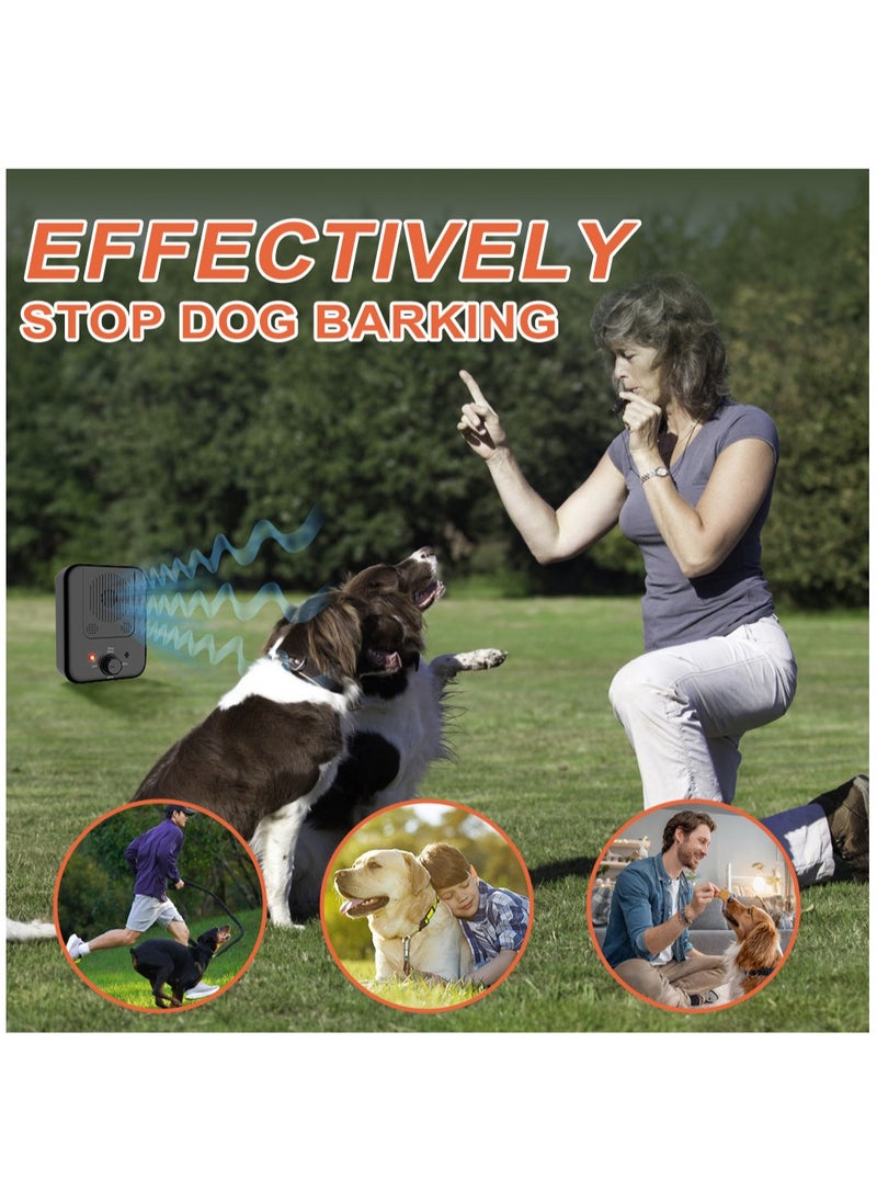 HouDeOS - Anti Barking Device for Dogs, Dog Bark Deterrent Devices with 3 Modes, Ultrasonic Dog Bark Control Devices 30Ft Range Outdoor and Indoor, Waterproof Dogs Barking Silencer Safe for Human and Dogs - Image 1
