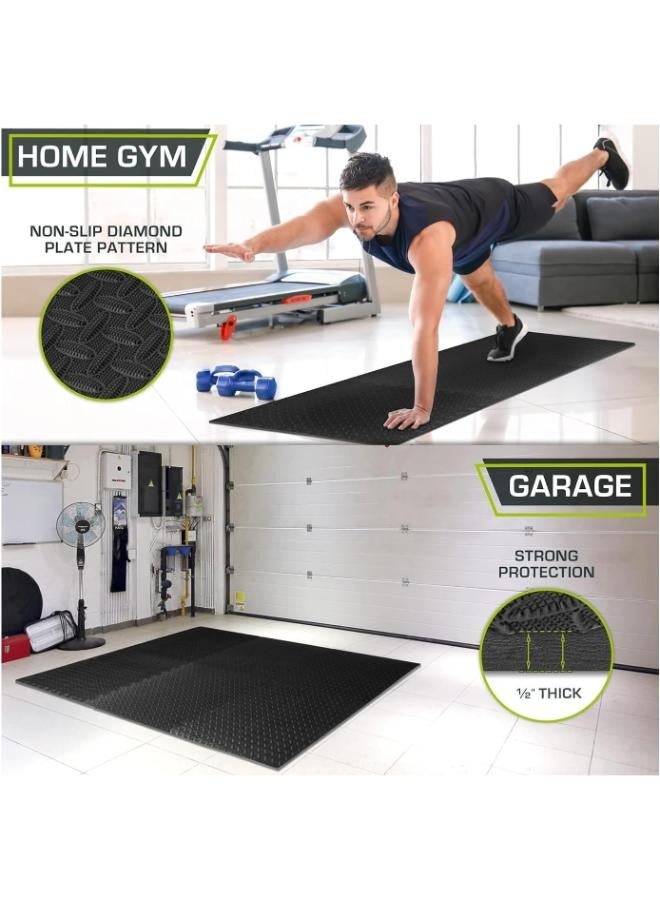 Eoptify 12Pcs Puzzle Exercise Floor Mat, EVA Indoor Foam Floor Mats with Sealing Tiles Mat, Foam Gym Mat, Anti Slip Mat for Adult Men Women, Crawling Mat for Kids 12'' x 12'' - Image 4