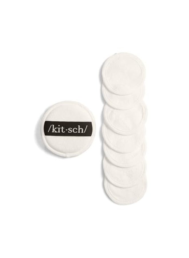 Kitch Reusable makeup remover pads, round bamboo cotton wipes for removing makeup, facial cleansing pads with a washable laundry bag. face towels for removing makeup and eye cleaning towels - Image 5