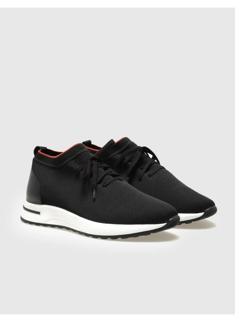 Cabani Milano Knitwear Black Lace-up Men's Sports Shoes