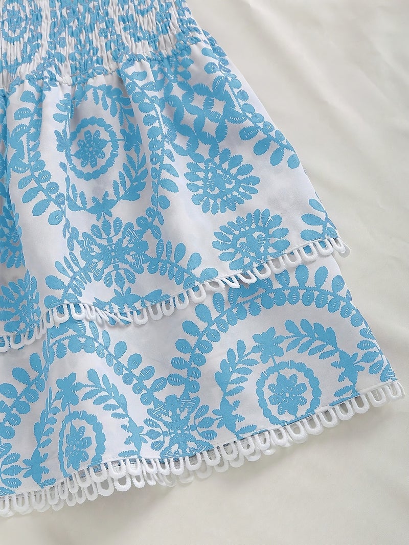Bohemian-style Elegant A-line Skirt - Image 4