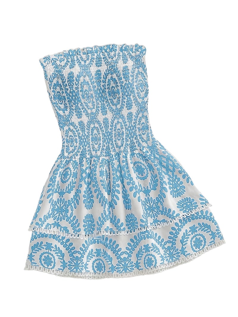 Bohemian-style Elegant A-line Skirt - Image 1
