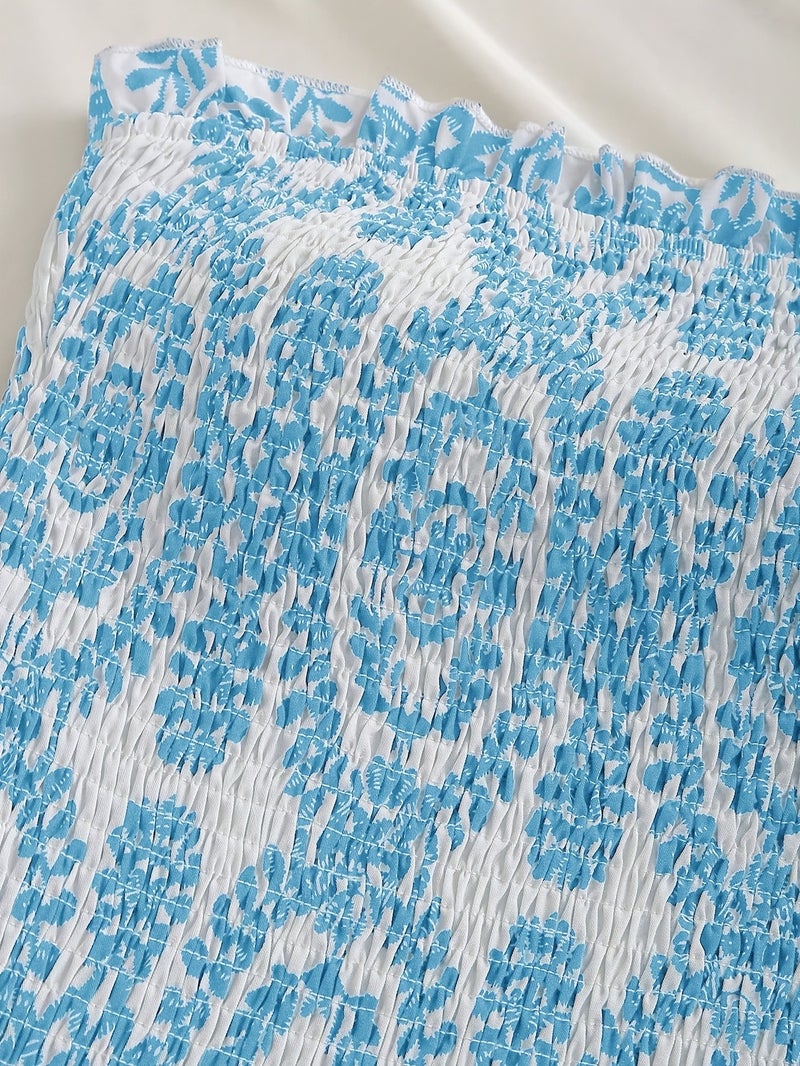 Bohemian-style Elegant A-line Skirt - Image 3
