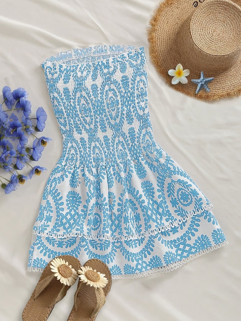 Bohemian-style Elegant A-line Skirt - Image 2