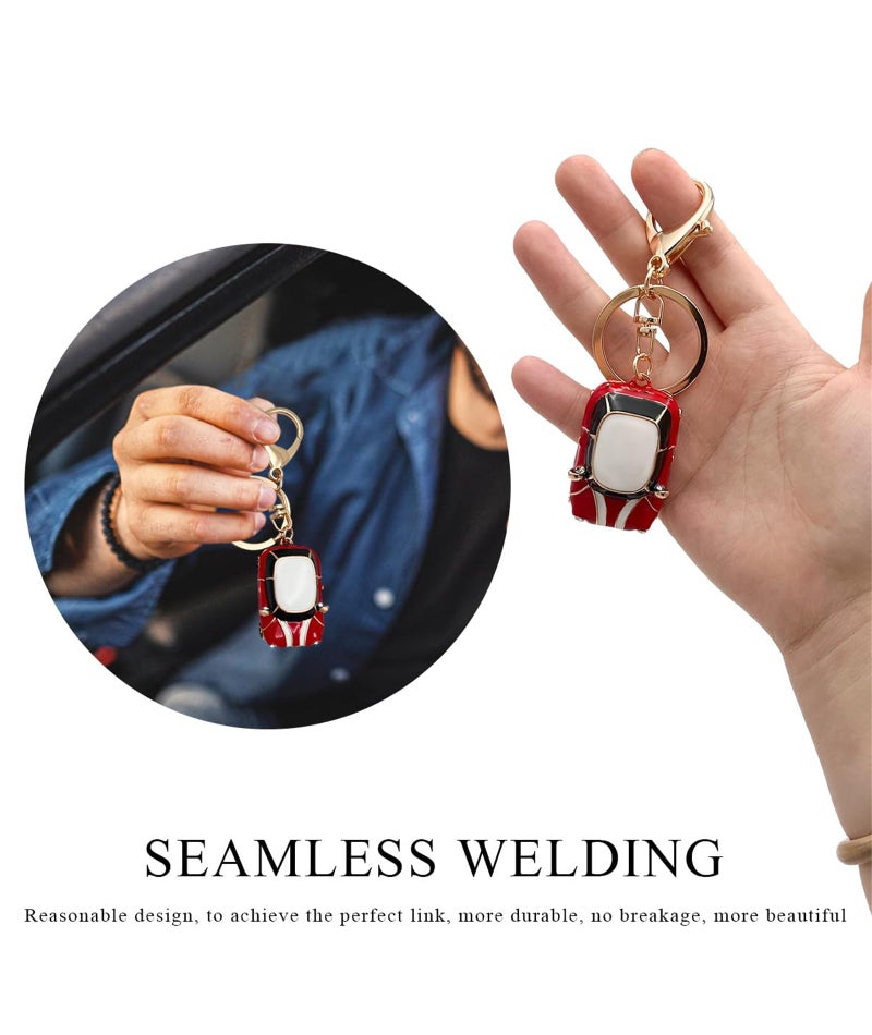 BdelrinQue Car Keychain, Cute Mini Car Key Chain for Car, Aesthetic Keychain Suitable for Car Enthusiasts and Daily Key Organizer - Image 5