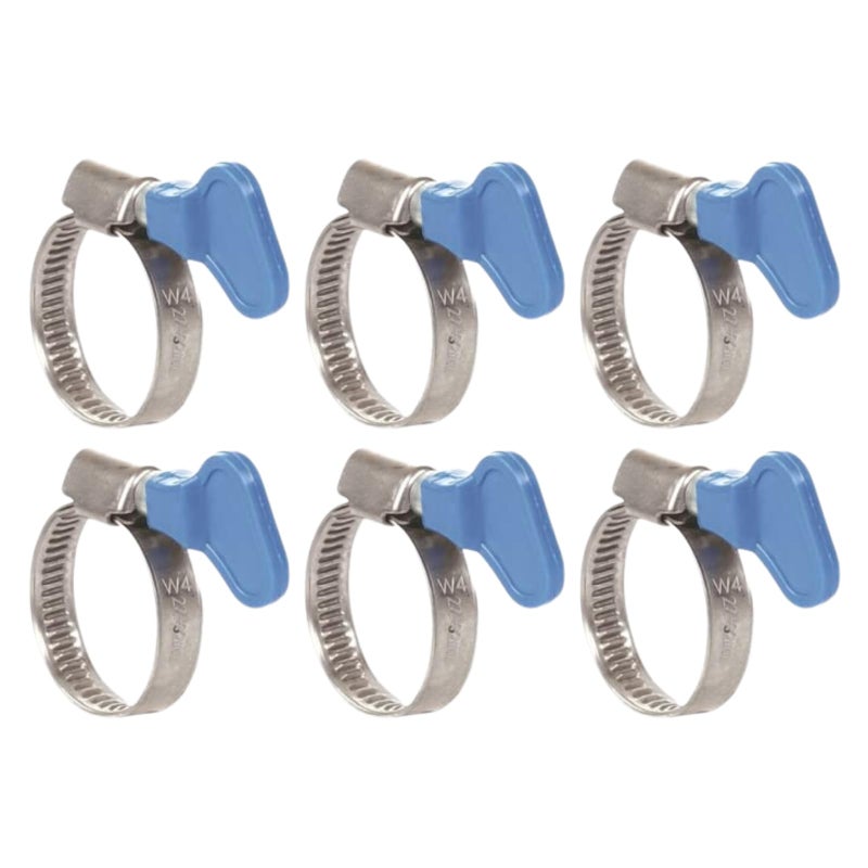 KINIK Adjustable Stainless Steel Hose Clamp 1 Inch | With Key | For Plumbing, Automotive & Mechanical Applications | Pack of 6 - Image 2