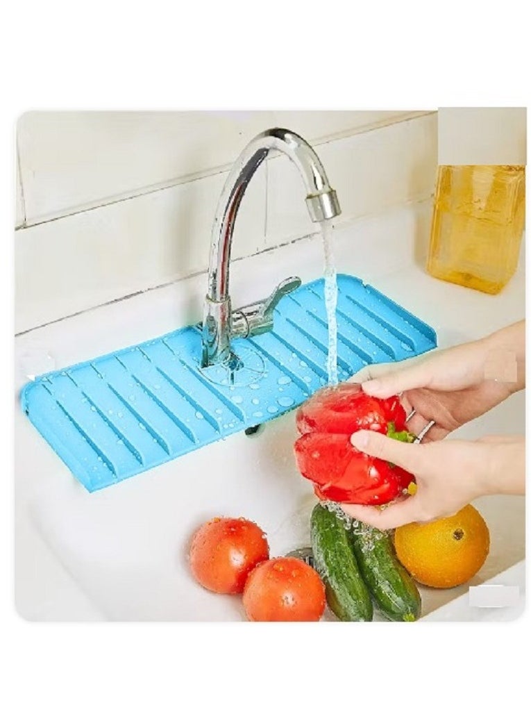Generic 1 PCS Silicone Draining Mat Around Tap, Sink Matkitchen 