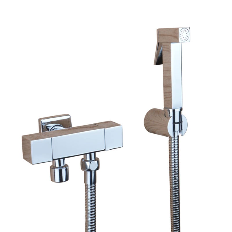 Brass Chrome Handheld Sprayer Attachment For Toilet Baby Diaper Pet Washing - Image 2