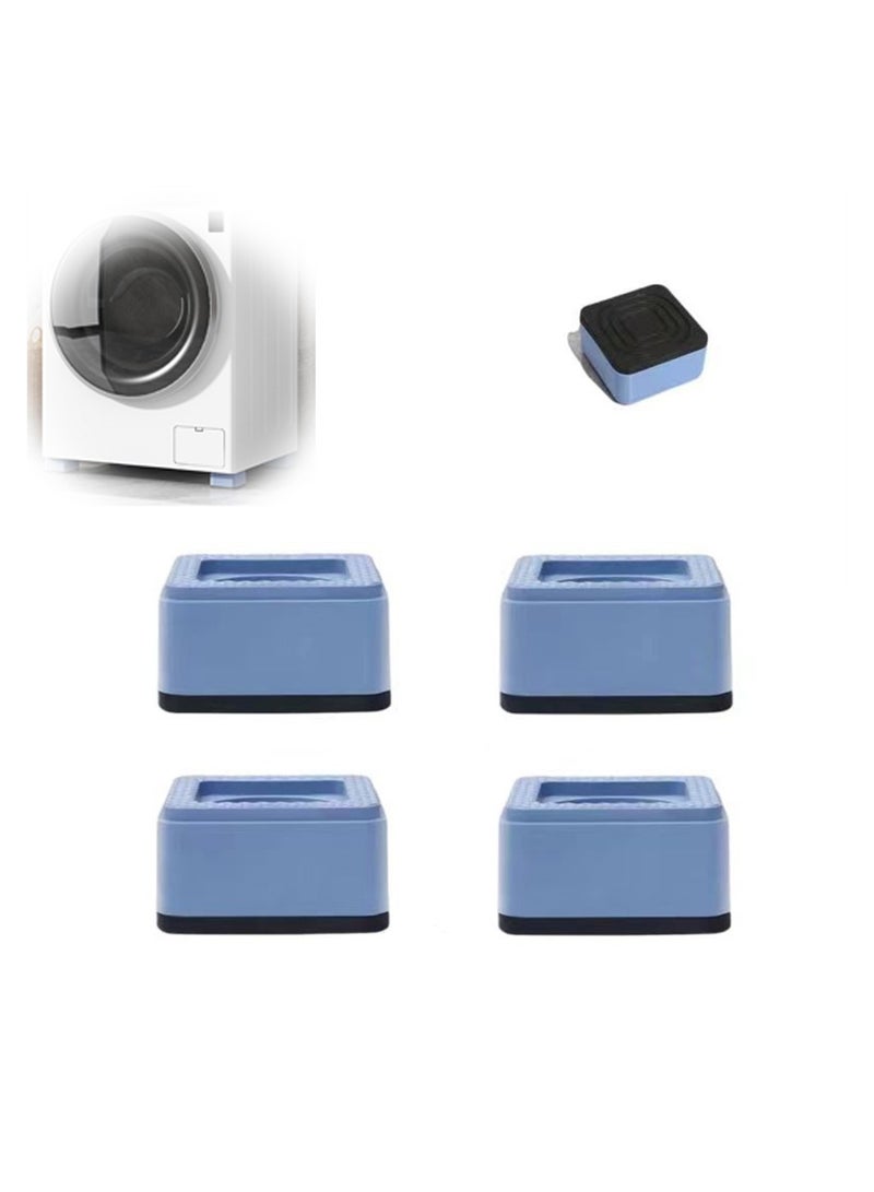 SYOSI Washing Machine Feet Pads, Washing Machine Support Leg, Noise Reducing Anti Slip Anti Vibration Rubber Washing Machine Feet Pads, Washing Machine Stabilizer, 4Pcs - Image 1