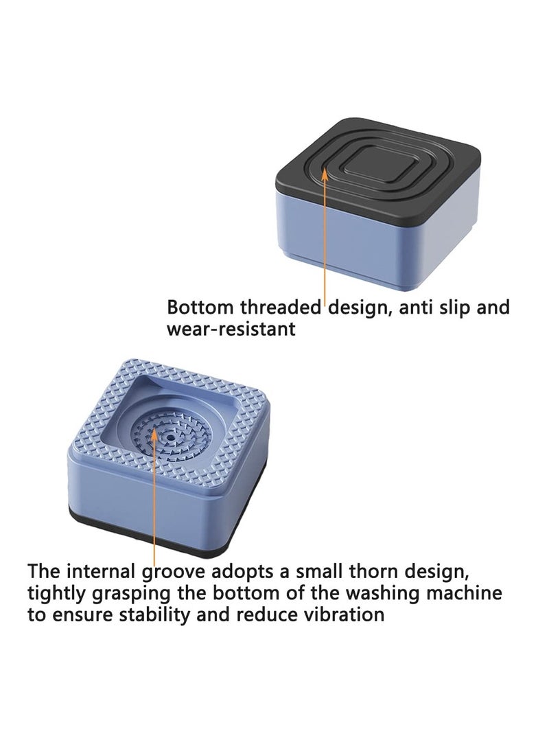 SYOSI Washing Machine Feet Pads, Washing Machine Support Leg, Noise Reducing Anti Slip Anti Vibration Rubber Washing Machine Feet Pads, Washing Machine Stabilizer, 4Pcs - Image 3