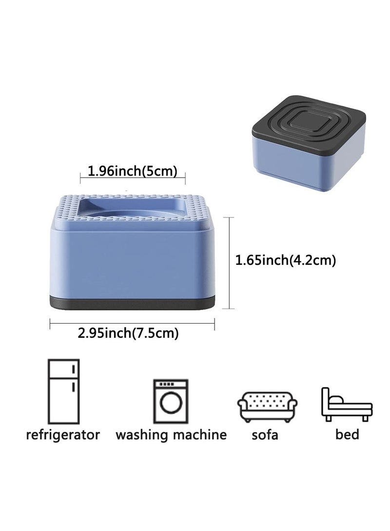 SYOSI Washing Machine Feet Pads, Washing Machine Support Leg, Noise Reducing Anti Slip Anti Vibration Rubber Washing Machine Feet Pads, Washing Machine Stabilizer, 4Pcs - Image 2
