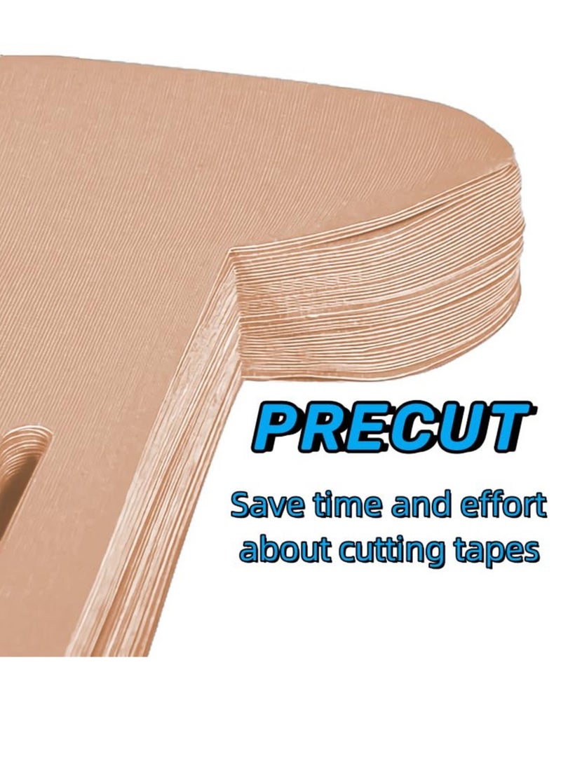 Best Choice Products - 10 Pcs Pre-Cut Kinesiology Tape for Knee,Waterproof & Elastic, Breathable Latex-Free Cotton Athletic Tape, Provide Support and Stability to Muscle,Ideal for Running, Hiking, Riding - Image 1