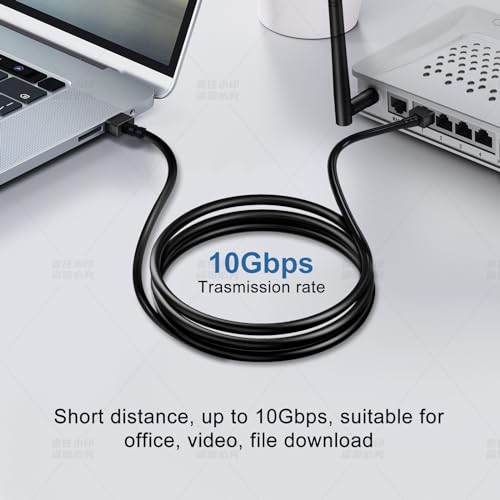 Dutevolns Ultra Slim Cat 6 Ethernet Cable 30 Feet, Flexible Rj45 Cat 6a LAN Cord, 10Gbps 550MHz Cat6 Network Cable for Pc, Router, Windows (White) - Image 2