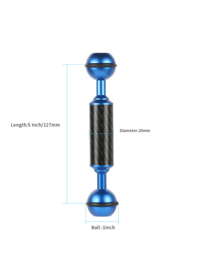 Flying Super Camera Diving Buoyancy Lamp Arm 5/6/7/8/9/10/11/12 Inch Lamp Arm D20mm Buoyancy Arm-Color:Diameter 20mm5 Inch Blue  - Image 1