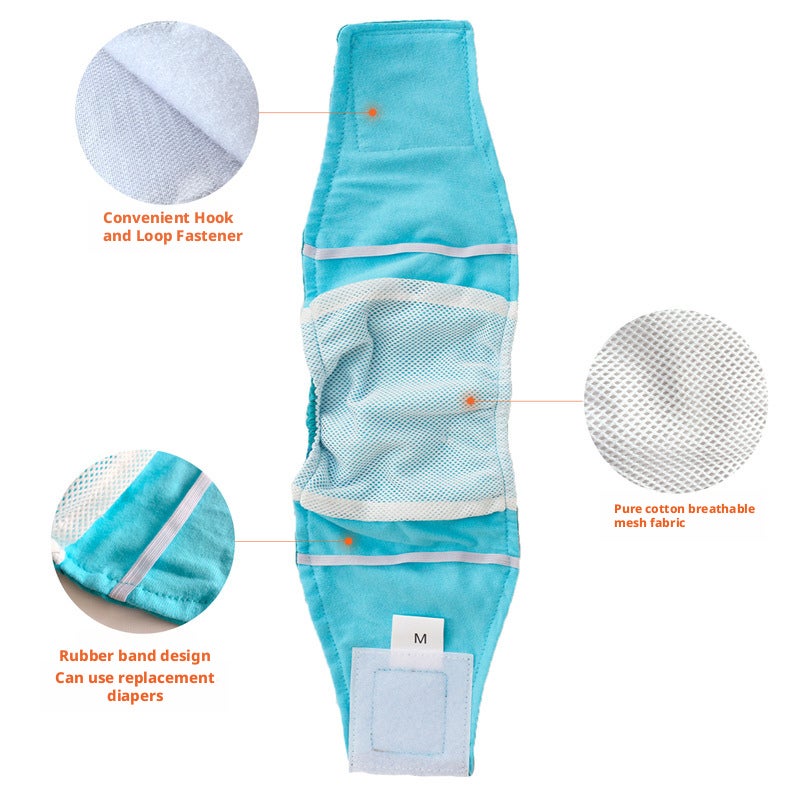 Creative Solid Color Pet Dog Physiological Pants - Image 4