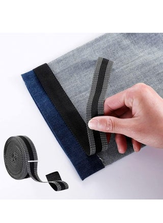 Trousers Edge Modified Strips, Iron-on Instant Hem Tape, 2m Pants Edge Shorten Self-Adhesive, 25mm Trouser Mouth Paste Edge Fabric Tape for Suit Pants Jeans Trousers, DIY Sewing Accessories - pzsku/Z6AC7E2C8A03C52B1216FZ/45/_/1718196504/69d68fc5-98c2-48a9-a069-2d90ed97e7fb