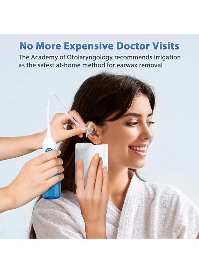 general Earwax Removal Kit, Ear Cleaner for Safe and Effective Ear Rinse Rinse, Complete Ear Cleaning Kit includes 10 replaceable tips for home use - Image 2