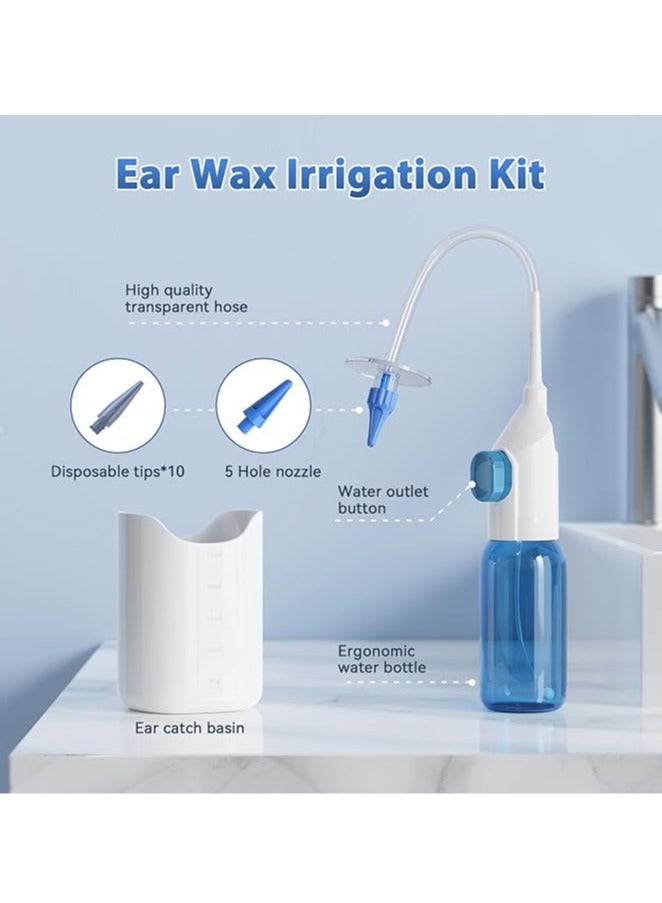 general Earwax Removal Kit, Ear Cleaner for Safe and Effective Ear Rinse Rinse, Complete Ear Cleaning Kit includes 10 replaceable tips for home use - Image 5