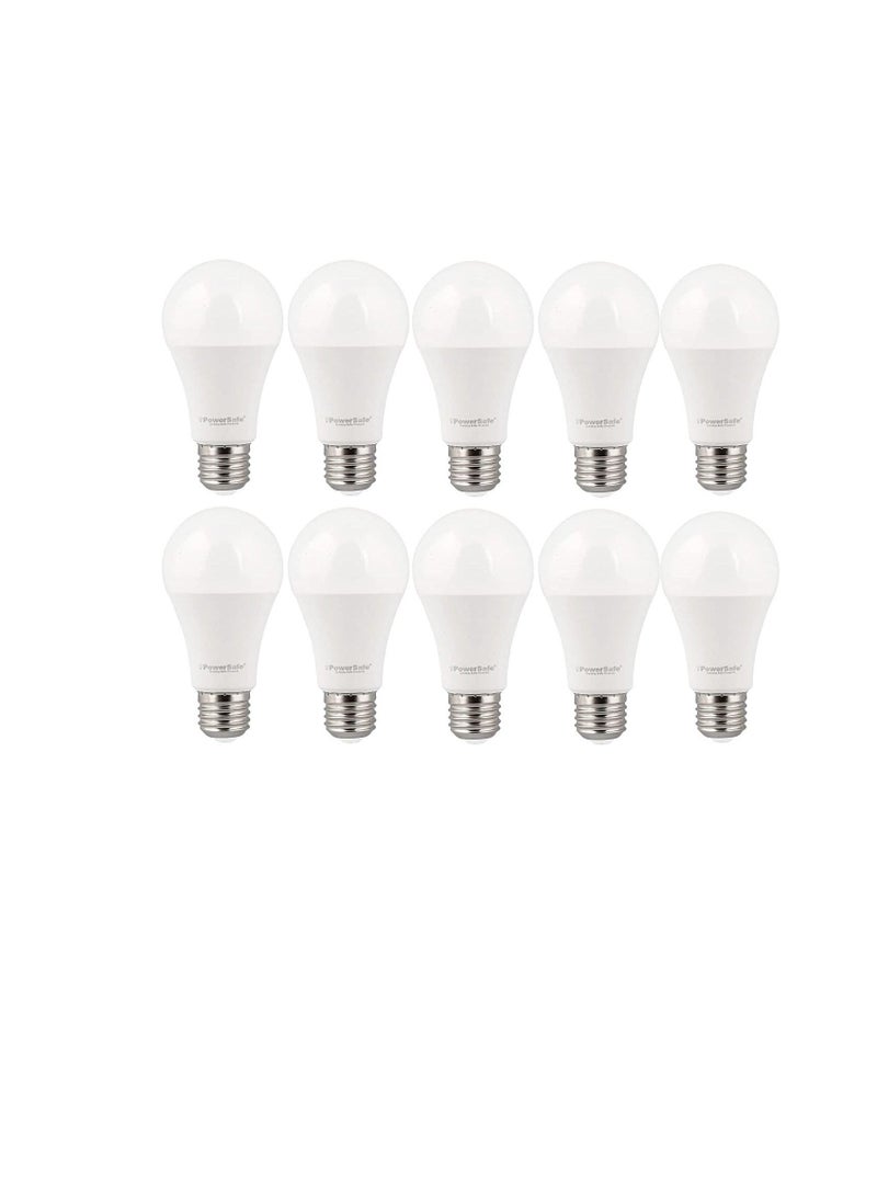 باور سيف Powersafe توفير الطاقة 15W LED لمبة 1350 Lumen Day Light E27 مع حماية من زيادة التيار حزمة من 10 - Image 1