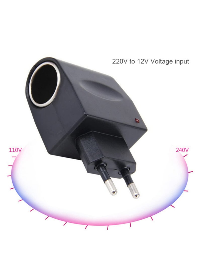 12V Car Lighter Adapter AC 220V to DC 12V Power Converter with LED Display Voltage Current Protection Travel Charger for Car GPS Music Player Home Outdoor Use - Image 3