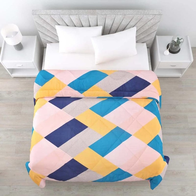 VIVEA RESERVE 220 GSM Microfiber Reversible AC Comforter Double Bed King Size/Quilt (90" x 100"- Oyester Pink) - Image 1