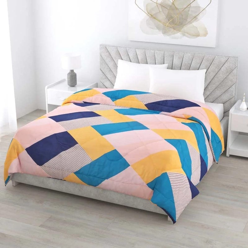 VIVEA RESERVE 220 GSM Microfiber Reversible AC Comforter Double Bed King Size/Quilt (90" x 100"- Oyester Pink) - Image 2