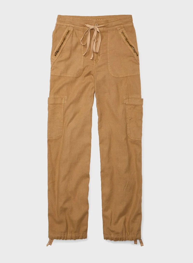 American Eagle High Waist Cargo Pants