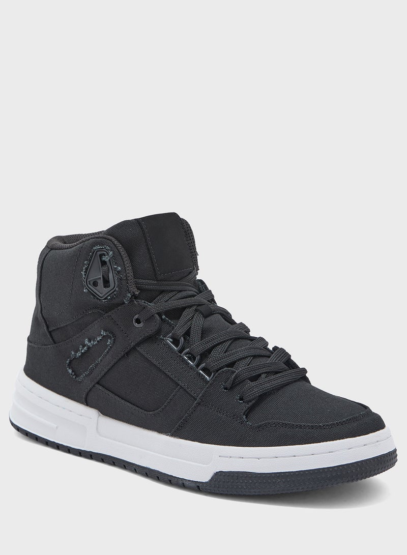 Seventy Five Denim Skateboard High Top Sneakers - Image 2