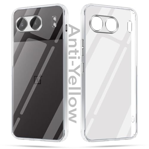 Jkobi Lifetime Anti-Yellow Clear Back Case Cover for Oneplus Nord 4 (Sleek Hard Crystal | Shockproof and Camera Protection) - Image 1