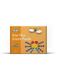 RAINBOW TOYFROG Star Flex Stem Building Toys 70 Connector Blocks For Kids With Tote Kindergarten Stem & Preschool Table Top Toys Open Ended Building Blocks For Boys And Girls 3 Years Old & Up  - Image 3