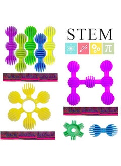 RAINBOW TOYFROG Star Flex Stem Building Toys 70 Connector Blocks For Kids With Tote Kindergarten Stem & Preschool Table Top Toys Open Ended Building Blocks For Boys And Girls 3 Years Old & Up  - Image 4