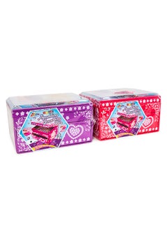 RMS Sparkling Jewellery Box – Diy Jewelry Box Kit With Gemstones And Mosaics – 2 Assorted Designs  - Image 1