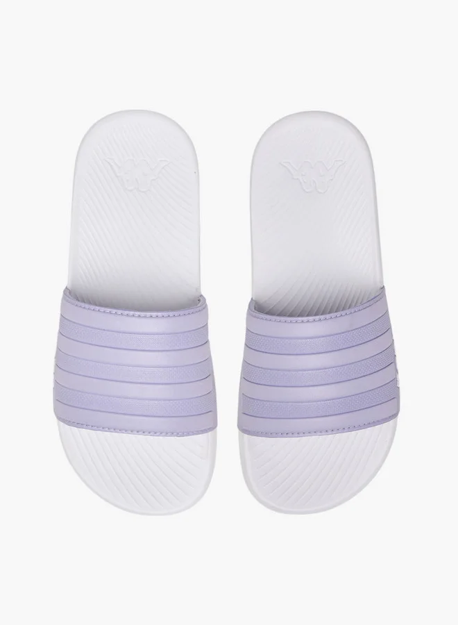 كابا Girls' Logo Detail Slides