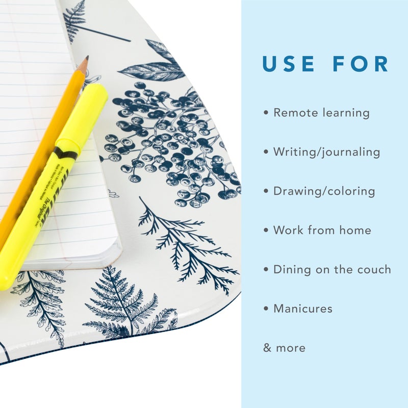 LAPGEAR MyStyle Portable Lap Desk with Cushion - Blue Garden - Fits up to 15.6 Inch Laptops - Style No. 45302 - Image 4