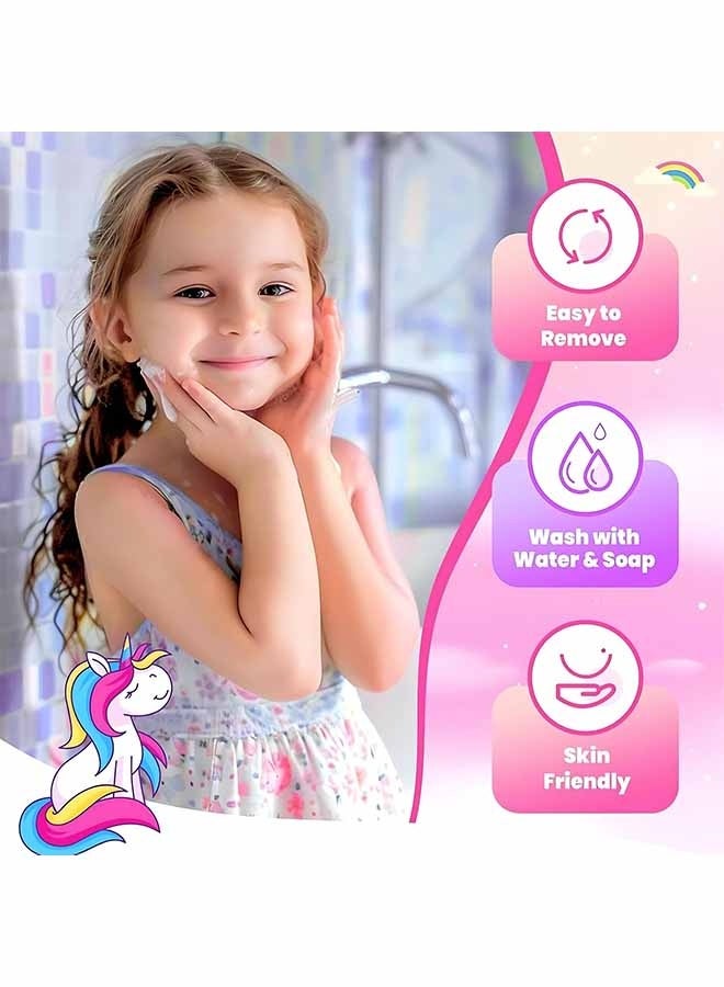 Beauenty Kids Makeup Kit for Girl, 19PCS Washable Real Makeup Set for Girls with Portable Bag, Safe & Non-Toxic Kids Make Up Toys for Girls Aged 3+ Year Old (Unicorn-B) ﻿ - Image 4