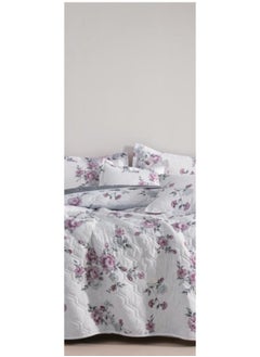 Red Rose A king-sized summer microfiber double bed sheet that adds beauty and elegance to your room, measuring 230*250cm.  - Image 3